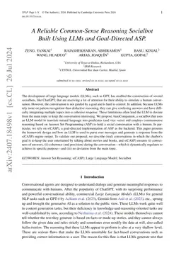 A Reliable Common-Sense Reasoning Socialbot Built Using LLMs and
  Goal-Directed ASP