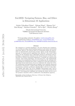 FairAIED: Navigating Fairness, Bias, and Ethics in Educational AI Applications