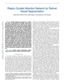 Region Guided Attention Network for Retinal Vessel Segmentation