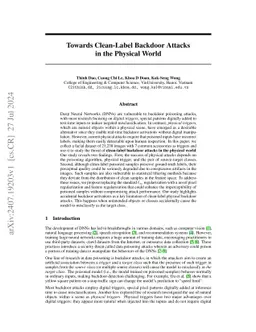 Clean-Label Physical Backdoor Attacks with Data Distillation