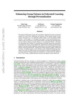 Friends in Unexpected Places: Enhancing Local Fairness in Federated Learning through Clustering