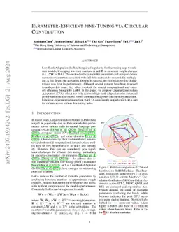 Parameter-Efficient Fine-Tuning via Circular Convolution