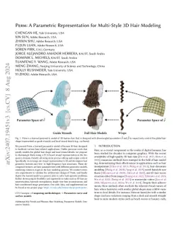 Perm: A Parametric Representation for Multi-Style 3D Hair Modeling