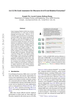 Are LLMs Good Annotators for Discourse-level Event Relation Extraction?