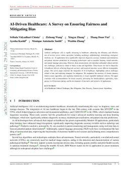 AI-Driven Healthcare: A Review on Ensuring Fairness and Mitigating Bias