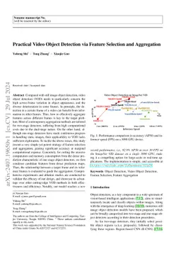 Practical Video Object Detection via Feature Selection and Aggregation