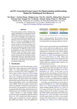 mGTE: Generalized Long-Context Text Representation and Reranking Models
  for Multilingual Text Retrieval