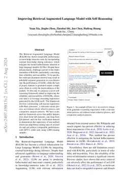 Improving Retrieval Augmented Language Model with Self-Reasoning