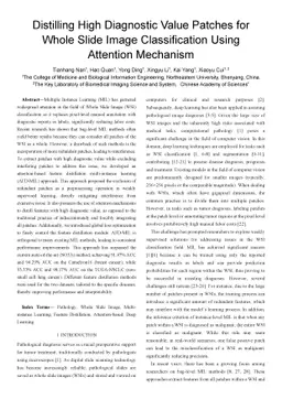 Distilling High Diagnostic Value Patches for Whole Slide Image Classification Using Attention Mechanism