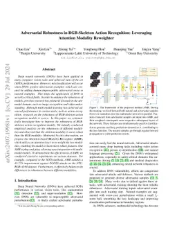 Adversarial Robustness in RGB-Skeleton Action Recognition: Leveraging
  Attention Modality Reweighter
