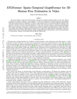 STGFormer: Spatio-Temporal GraphFormer for 3D Human Pose Estimation in Video