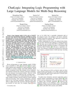 ChatLogic: Integrating Logic Programming with Large Language Models for
  Multi-Step Reasoning