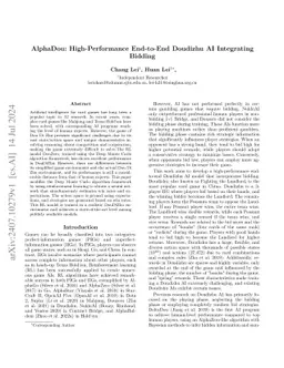 AlphaDou: High-Performance End-to-End Doudizhu AI Integrating Bidding