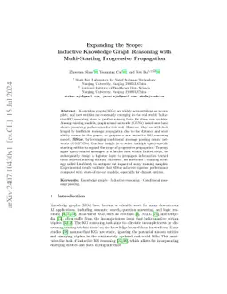 Expanding the Scope: Inductive Knowledge Graph Reasoning with
  Multi-Starting Progressive Propagation