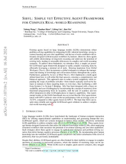 Sibyl: Simple yet Effective Agent Framework for Complex Real-world
  Reasoning