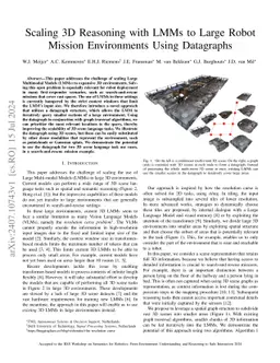 Scaling 3D Reasoning with LMMs to Large Robot Mission Environments Using
  Datagraphs
