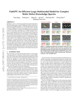 FabGPT: An Efficient Large Multimodal Model for Complex Wafer Defect Knowledge Queries