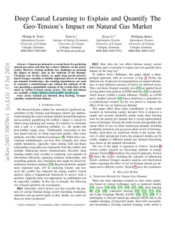 Deep Causal Learning to Explain and Quantify The Geo-Tension's Impact on
  Natural Gas Market