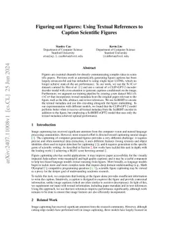 Figuring out Figures: Using Textual References to Caption Scientific
  Figures