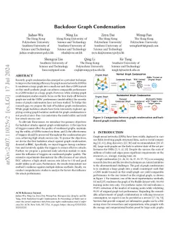 Backdoor Graph Condensation