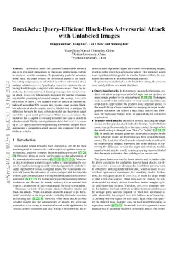 SemiAdv: Query-Efficient Black-Box Adversarial Attack with Unlabeled
  Images