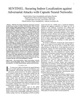 SENTINEL: Securing Indoor Localization against Adversarial Attacks with
  Capsule Neural Networks