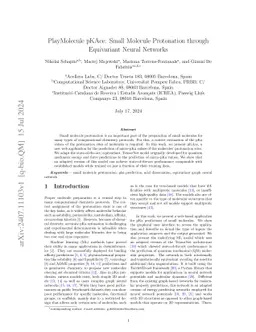 PlayMolecule pKAce: Small Molecule Protonation through Equivariant
  Neural Networks