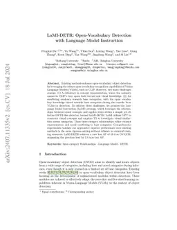 LaMI-DETR: Open-Vocabulary Detection with Language Model Instruction