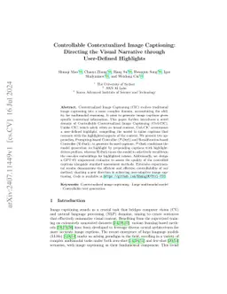 Controllable Contextualized Image Captioning: Directing the Visual
  Narrative through User-Defined Highlights