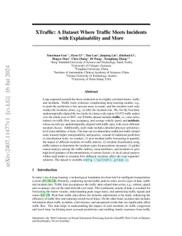TraffiDent: A Dataset for Understanding the Interplay Between Traffic Dynamics and Incidents