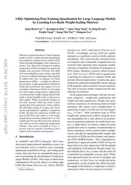 LRQ: Optimizing Post-Training Quantization for Large Language Models by Learning Low-Rank Weight-Scaling Matrices