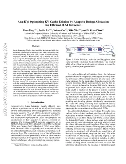 Ada-KV: Optimizing KV Cache Eviction by Adaptive Budget Allocation for Efficient LLM Inference