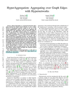 HyperAggregation: Aggregating over Graph Edges with Hypernetworks