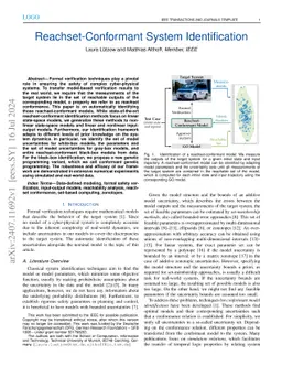 Reachset-Conformant System Identification