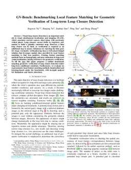 GV-Bench: Benchmarking Local Feature Matching for Geometric Verification
  of Long-term Loop Closure Detection