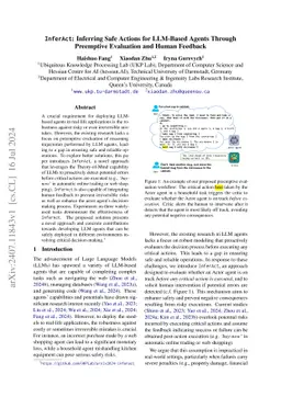 Preemptive Detection and Correction of Misaligned Actions in LLM Agents