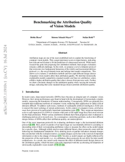 Benchmarking the Attribution Quality of Vision Models