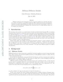 Bellman Diffusion Models