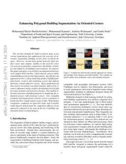 Enhancing Polygonal Building Segmentation via Oriented Corners