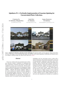 Splatfacto-W: A Nerfstudio Implementation of Gaussian Splatting for
  Unconstrained Photo Collections