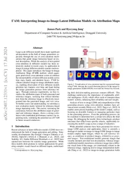 I2AM: Interpreting Image-to-Image Latent Diffusion Models via Bi-Attribution Maps