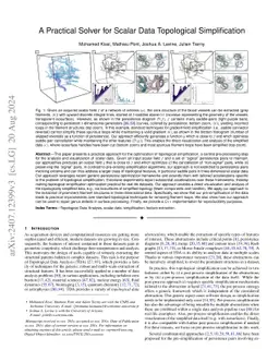 A Practical Solver for Scalar Data Topological Simplification