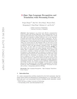 EvSign: Sign Language Recognition and Translation with Streaming Events