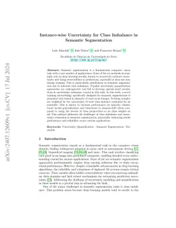 Instance-wise Uncertainty for Class Imbalance in Semantic Segmentation