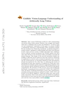 Goldfish: Vision-Language Understanding of Arbitrarily Long Videos