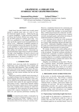 GraphMuse: A Library for Symbolic Music Graph Processing