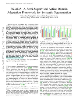 SS-ADA: A Semi-Supervised Active Domain Adaptation Framework for
  Semantic Segmentation
