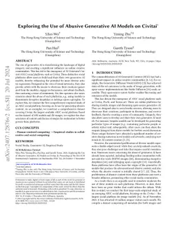 Exploring the Use of Abusive Generative AI Models on Civitai