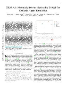 KiGRAS: Kinematic-Driven Generative Model for Realistic Agent Simulation