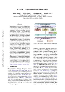Halu-J: Critique-Based Hallucination Judge